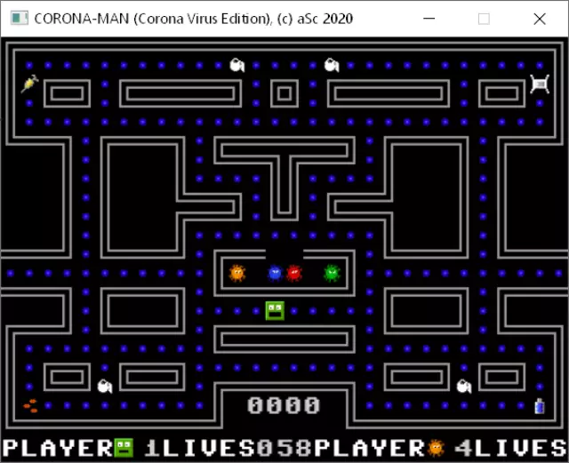 "Screenshot CORONA-MAN 2020"