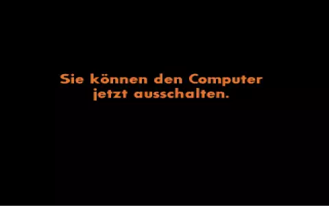 "Screenshot WINDOWS 95 Shutoff"