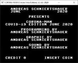 'CORONA-MAN developer info screen' in a higher resolution